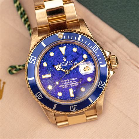 rolex sub 16618|rolex lapis lazuli.